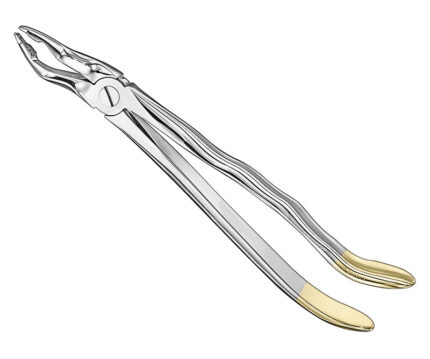 EXTRACTING FORCEPS ANATOMICALLY SHAPED HANDLE DIAMANTIERT