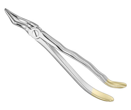 EXTRACTING FORCEPS ANATOMICALLY SHAPED HANDLE DIAMANTIERT