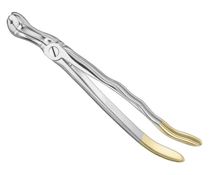 EXTRACTING FORCEPS ANATOMICALLY SHAPED HANDLE DIAMANTIERT