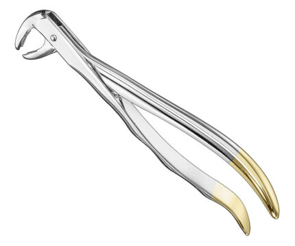 EXTRACTING FORCEPS ANATOMICALLY SHAPED HANDLE DIAMANTIERT