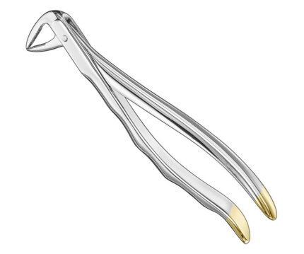 EXTRACTING FORCEPS ANATOMICALLY SHAPED HANDLE DIAMANTIERT