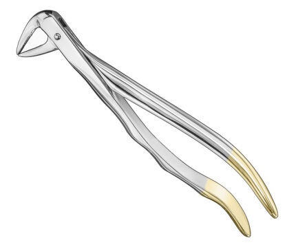 EXTRACTING FORCEPS ANATOMICALLY SHAPED HANDLE DIAMANTIERT