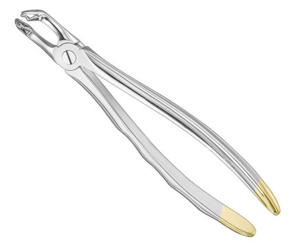 EXTRACTING FORCEPS ANATOMICALLY SHAPED HANDLE DIAMANTIERT